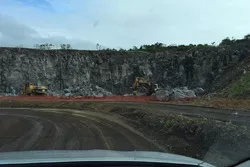 Superspecial stage inside a quarry