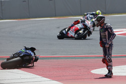 Jorge Lorenzo, Yamaha Factory Racing crash