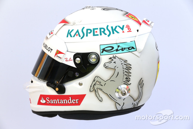 Casco de Sebastian Vettel, Ferrari