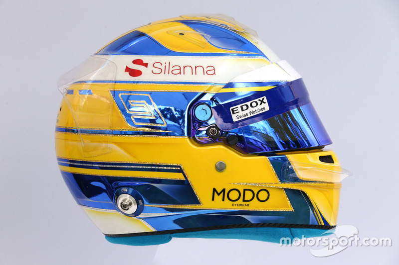 Le casque de Marcus Ericsson, Sauber C36