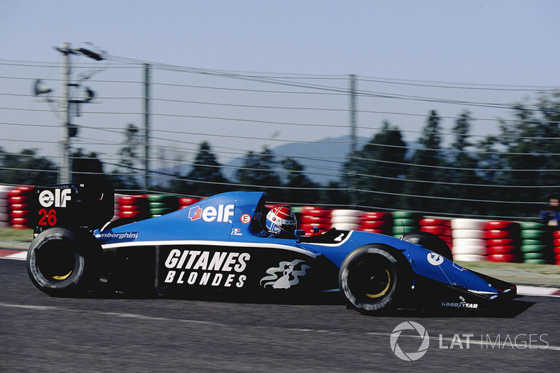 14. Erik Comas, 59 GPs (1991-1994). Seu melhor resultado é o 5° (França 1992).