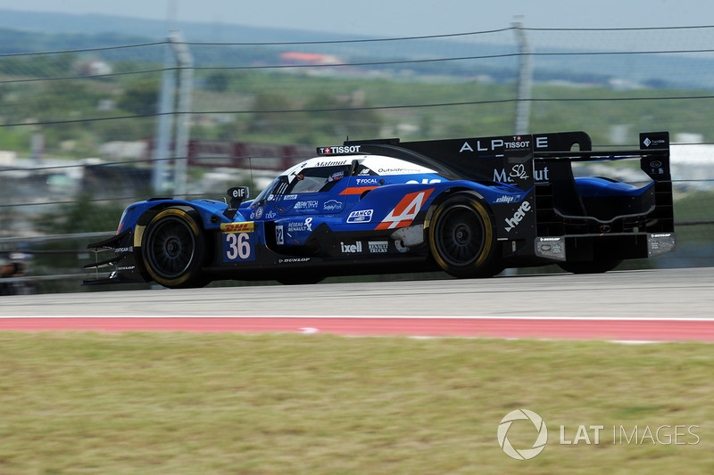 #36 Signatech Alpine A470 Gibson: Andre Negrao, Gustavo Menezes, Nicolas Lapierre