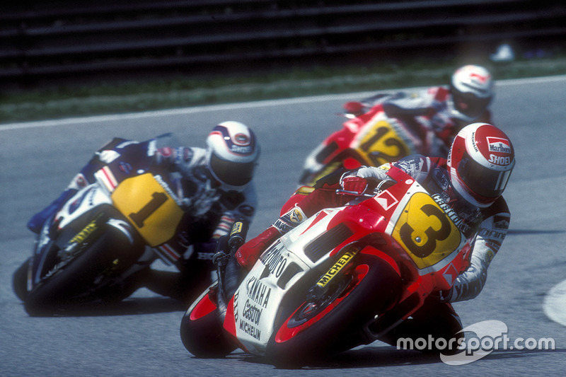 Eddie Lawson, Yamaha; Wayne Gardner, Honda