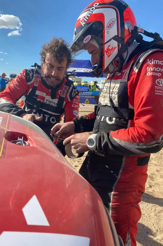 #310 Hallspeed Toyota: Fernando Alonso, Marc Coma