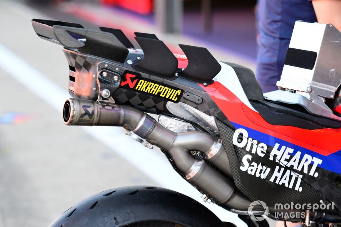 Moto del equipo Repsol Honda