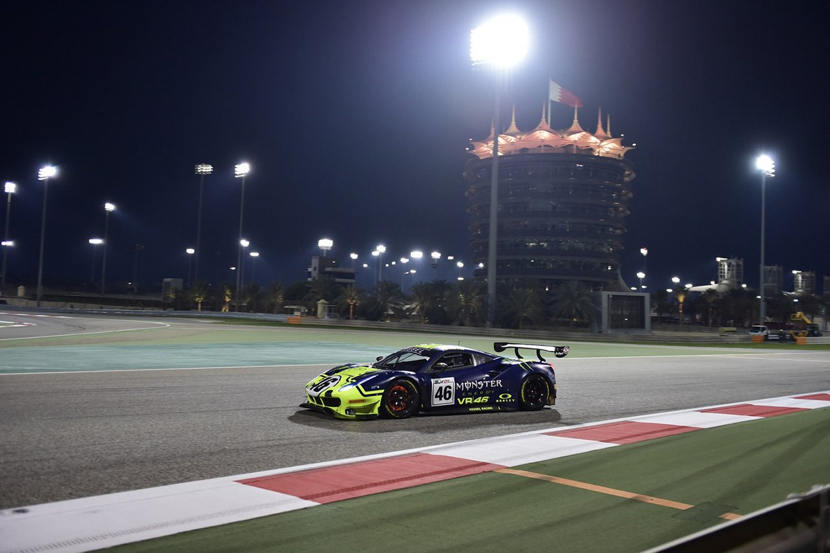 #46 VR46 Kessel Ferrari 488 GT3: Valentino Rossi, Luca Marini, Alessio Salucci