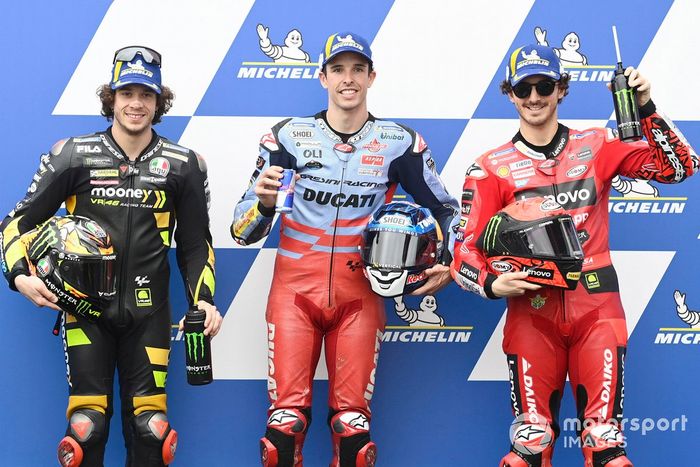 Marco Bezzecchi, VR46 Racing Team, Alex Marquez, Gresini Racing, Francesco Bagnaia, Ducati Team