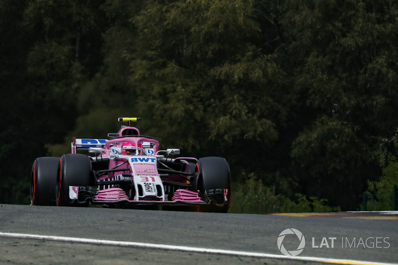 6 місце — Естебан Окон, Force India. Умовний бал — 19,33