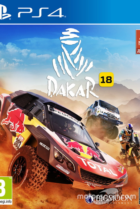 Carátula del Dakar 2018 para PS4