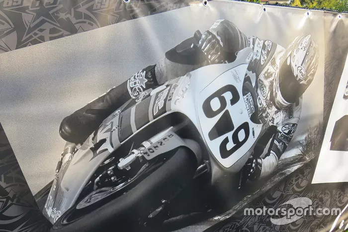 Erinnerung an Nicky Hayden an der Unfallstelle in Misano