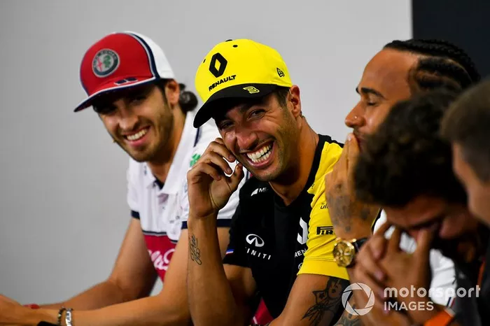 Coletiva de imprensa da F1 em Silverstone