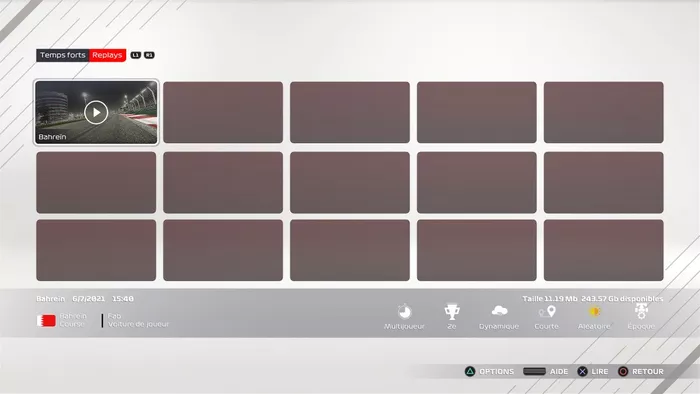 Captura de pantalla de F1 2021