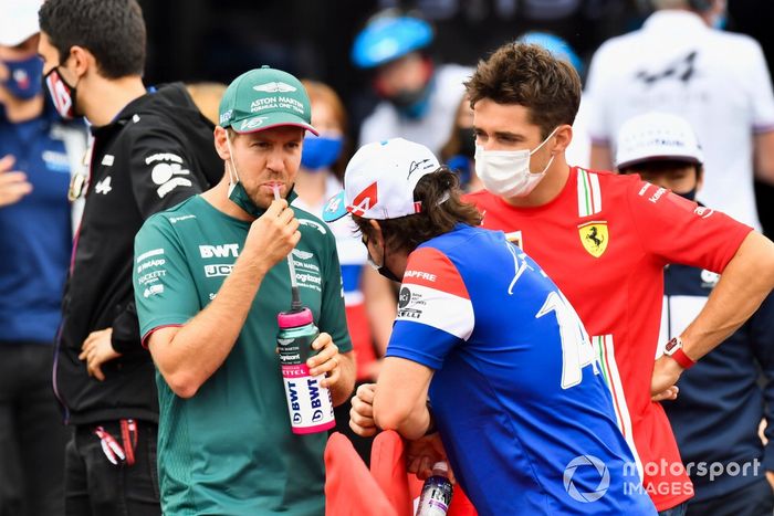 Sebastian Vettel, Aston Martin, Fernando Alonso, Alpine F1, Charles Leclerc, Ferrari