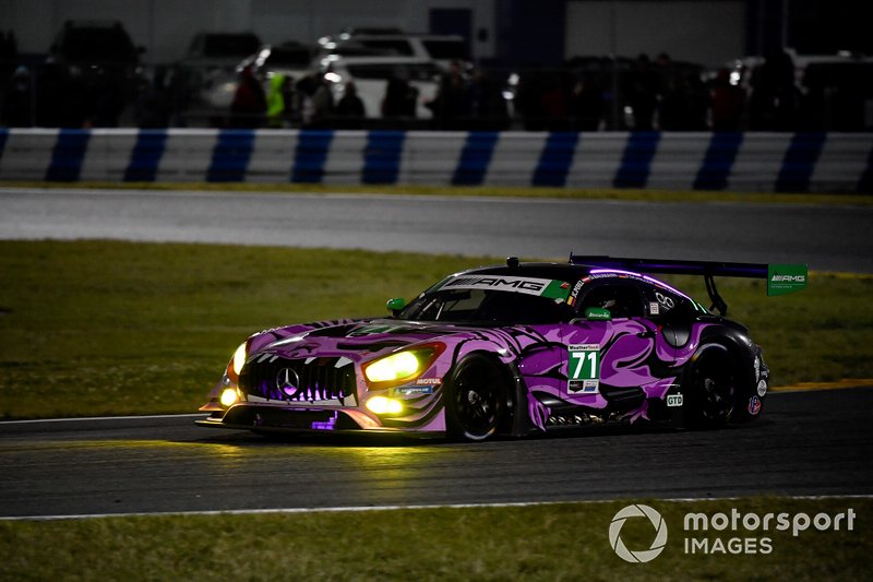 #71 P1 Motorsports Mercedes-AMG GT3, GTD: Maximilian Buhk, Fabian Schiller, Dominik Baumann, JC Perez