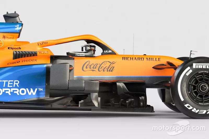 Déflecteurs de la McLaren MCL35M