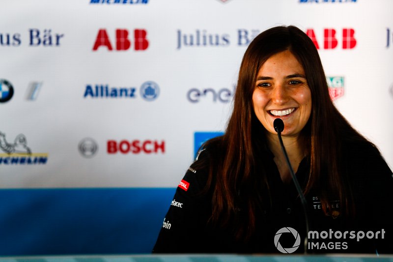 Tatiana Calderon, DS TECHEETAH, en la conferencia de prensa