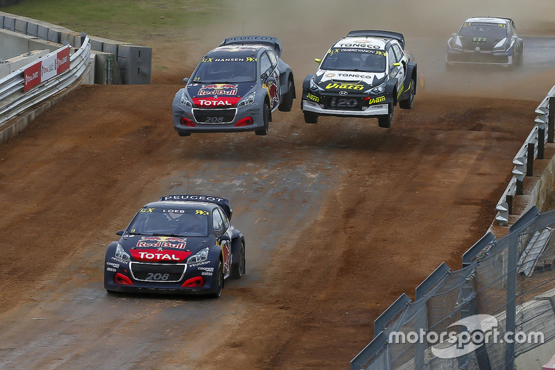 Sebastien Loeb, Team Peugeot Total, Timmy Hansen, Team Peugeot Total, Timur Timerzyanov, GRX Taneco