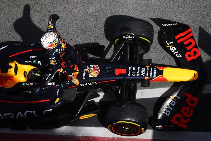 El ganador Max Verstappen, Red Bull Racing