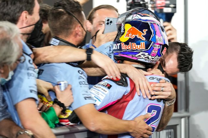 Ganador de la carrera Enea Bastianini, Gresini Racing MotoGP