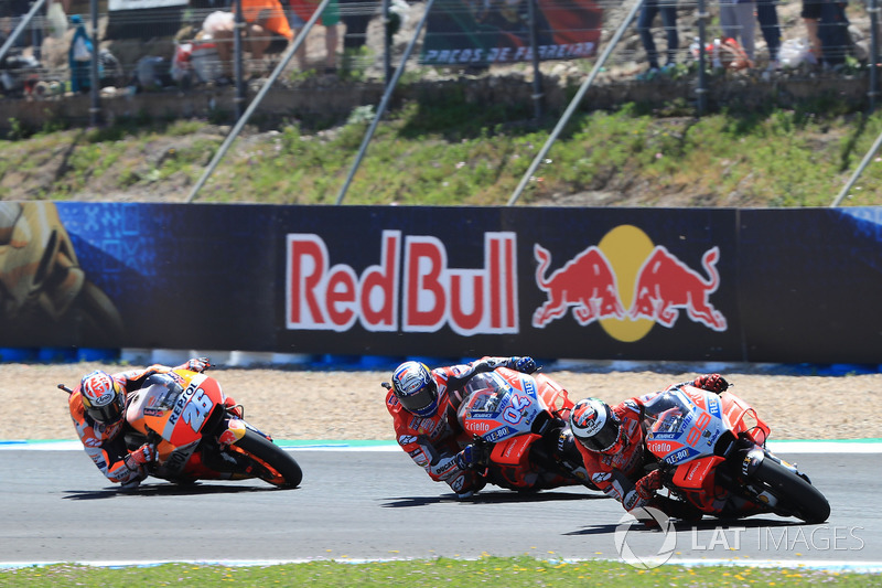 Jorge Lorenzo, Ducati Team, Andrea Dovizioso, Ducati Team, Dani Pedrosa, Repsol Honda Team