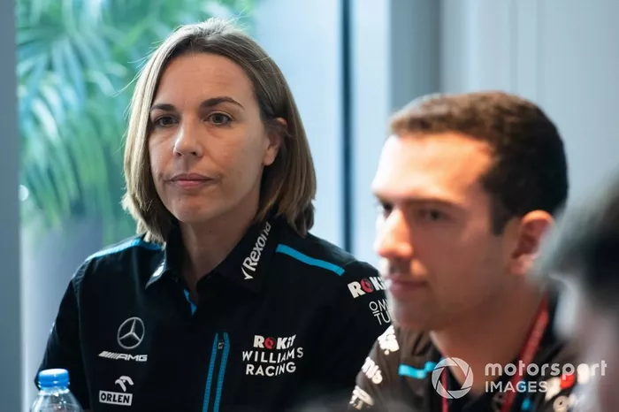 Claire Williams, Vice Team Principal, Williams Racing all'annuncio di Nicholas Latifi come pilota 2020 della Williams Racing
