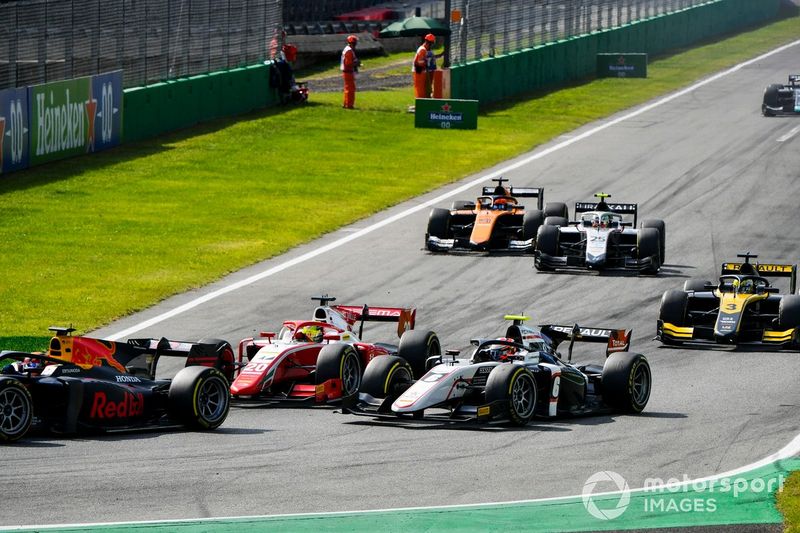 Mick Schumacher, Prema Racing y Christian Lundgaard, ART Grand Prix 