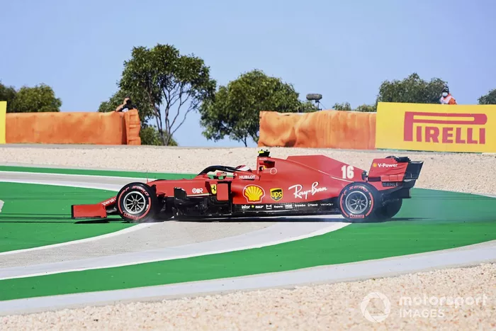Trompo de Charles Leclerc, Ferrari SF1000