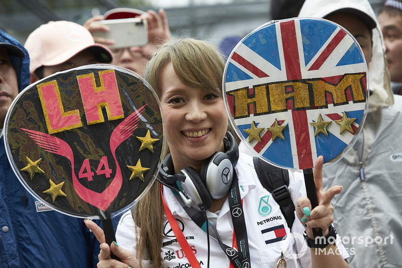 Lewis Hamilton, Mercedes AMG F1 taraftarı
