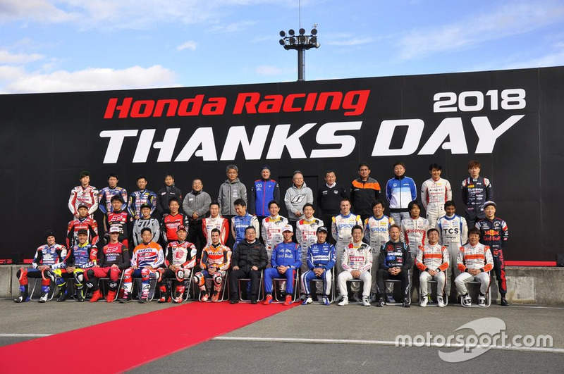 Seluruh peserta Honda Racing THANKS DAY 2018
