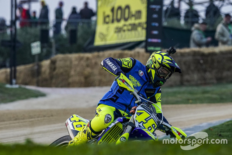 Valentino Rossi en action