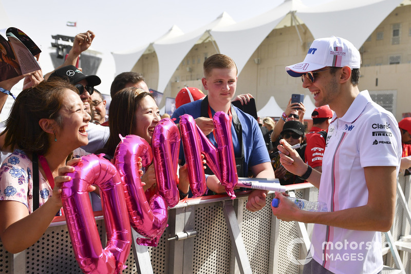 Естебан Окон, Racing Point Force India, уболівальники