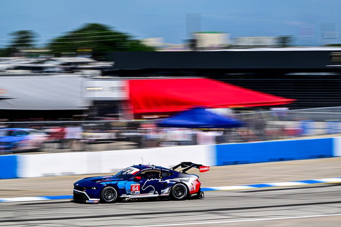 #64 Ford Multimatic Motorsports Ford Mustang GT3: Mike Rockenfeller, Sebastian Priaulx, Ben Barker