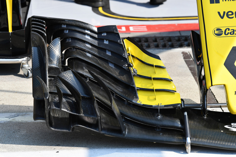 Renault Sport F1 Team RS 18 front wing detail