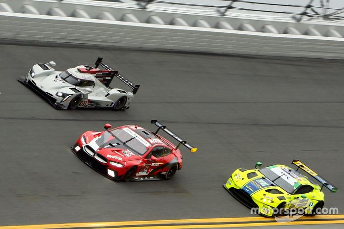#1 Chip Ganassi Racing Cadillac DPi: Renger van der Zande, Scott Dixon, Marcus Ericsson, Kevin Magnussen, #25 BMW Team RLL BMW M8 GTE, GTLM: Connor De Phillippi, Philipp Eng, Timo Glock, Bruno Spengler, #97 TF Sport Aston Martin Vantage GT3, GTD: Maxwell Root, Charlie Eastwood, Ben Keating, Richard Westbrook