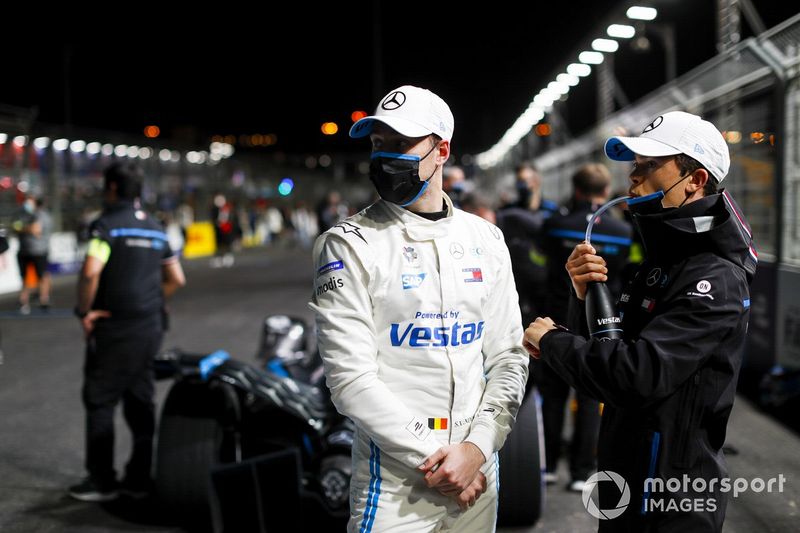 Stoffel Vandoorne, Mercedes-Benz EQ, Nyck de Vries (NLD) Mercedes Benz EQ