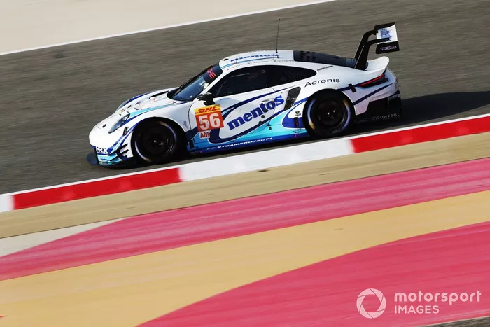 #56 Team Project 1 Porsche 911 RSR: Egidio Perfetti, Larry Ten Voorde, Jorg Bergmeister 