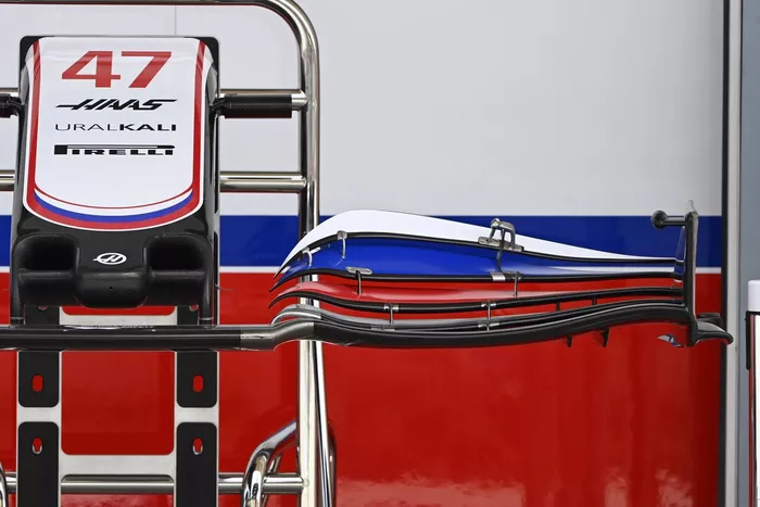 Alerón frontal del Haas VF-21