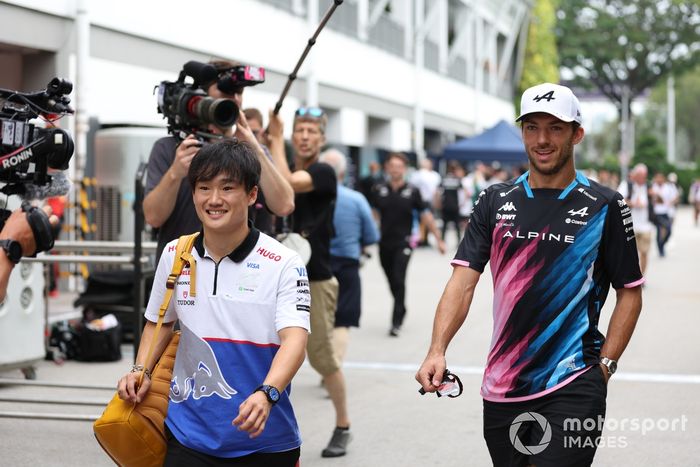 Yuki Tsunoda, Visa Cash App RB F1 Team Pierre Gasly, Alpine F1 Team 
