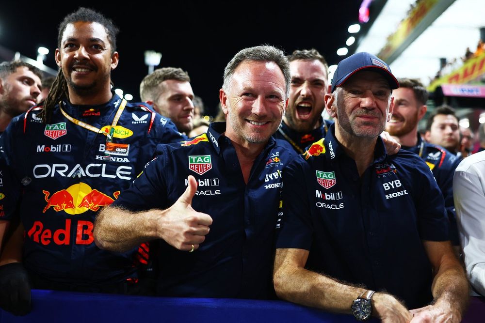 Christian Horner, Team Principal, Red Bull Racing, Adrian Newey, Chief Technology Officer, Red Bull Racing