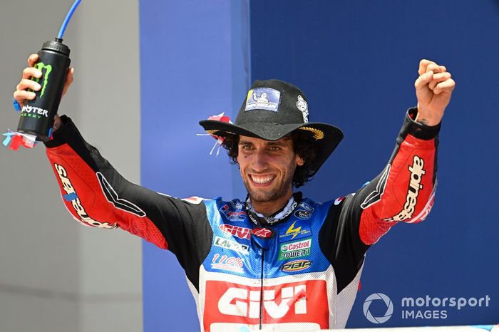 Podio: ganador Alex Rins, Team LCR Honda