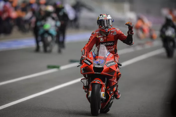 Jack Miller, Ducati Team en pitlane