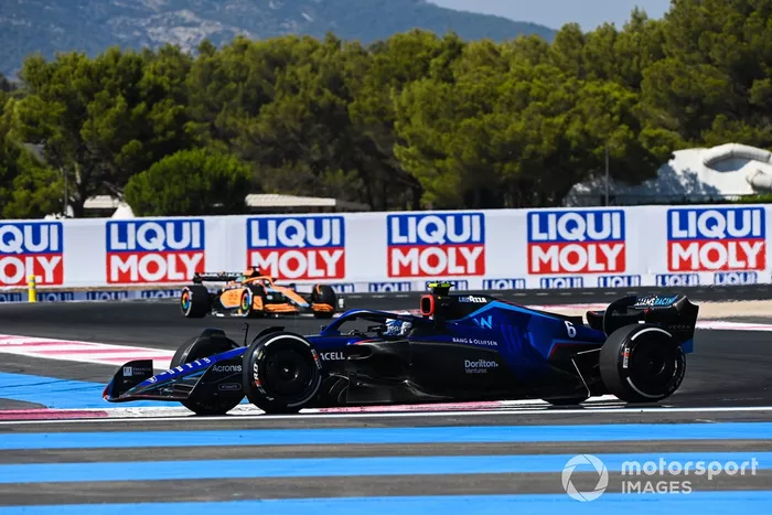 Nicholas Latifi, Williams FW44, Daniel Ricciardo, McLaren MCL36