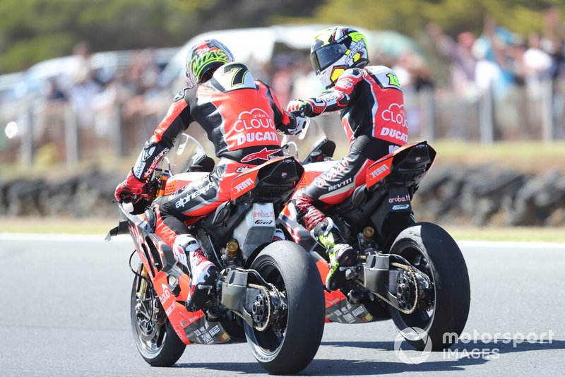 Chaz Davies, Aruba.it Racing-Ducati Team, Alvaro Bautista, Aruba.it Racing-Ducati Team