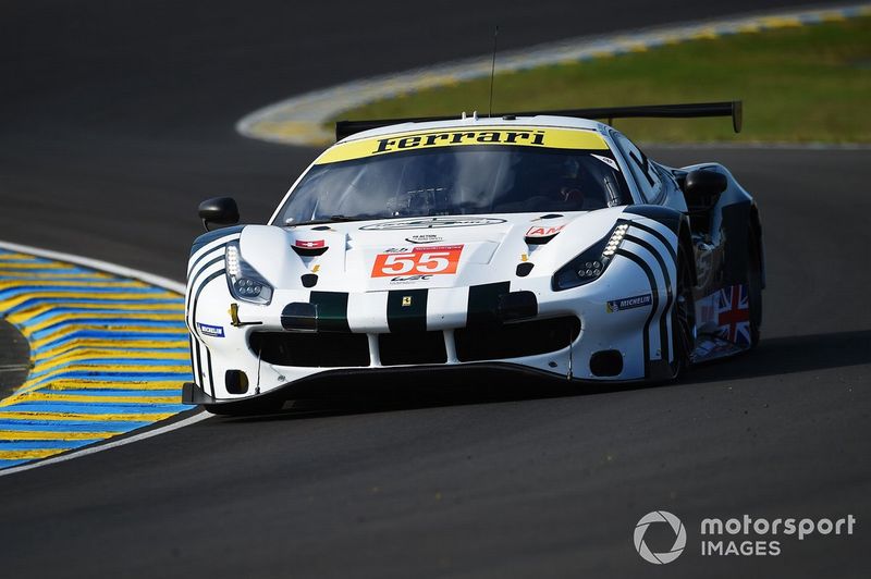 #55 Spirit Of Race Ferrari 488 GTE EVO LMGTE Am of Duncan Cameron, David Perel, Matthew Griffin