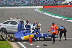 Marcus Ericsson, Sauber C35 va a sbattere nella terza sessione di prove
