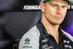 Ніко Хюлькенберг, Sahara Force India F1 під час прес-конференції FIA