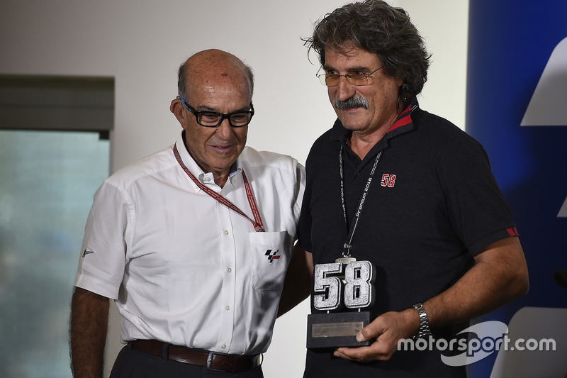 Le numéro 58 retiré du MotoGP