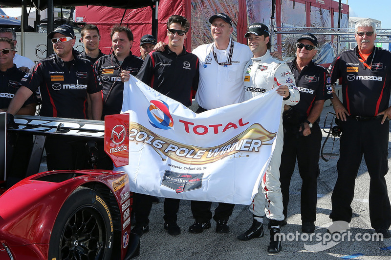 Polesitters #55 Mazda Motorsports Mazda Prototype: Jonathan Bomarito, Tristan Nunez