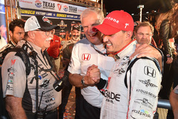 Race winner Graham Rahal, Rahal Letterman Lanigan Racing Honda