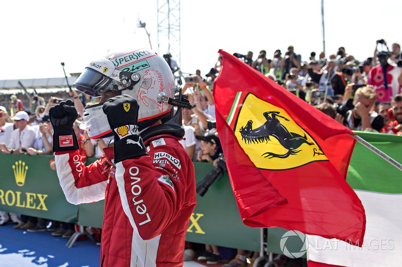Winnaar: Sebastian Vettel